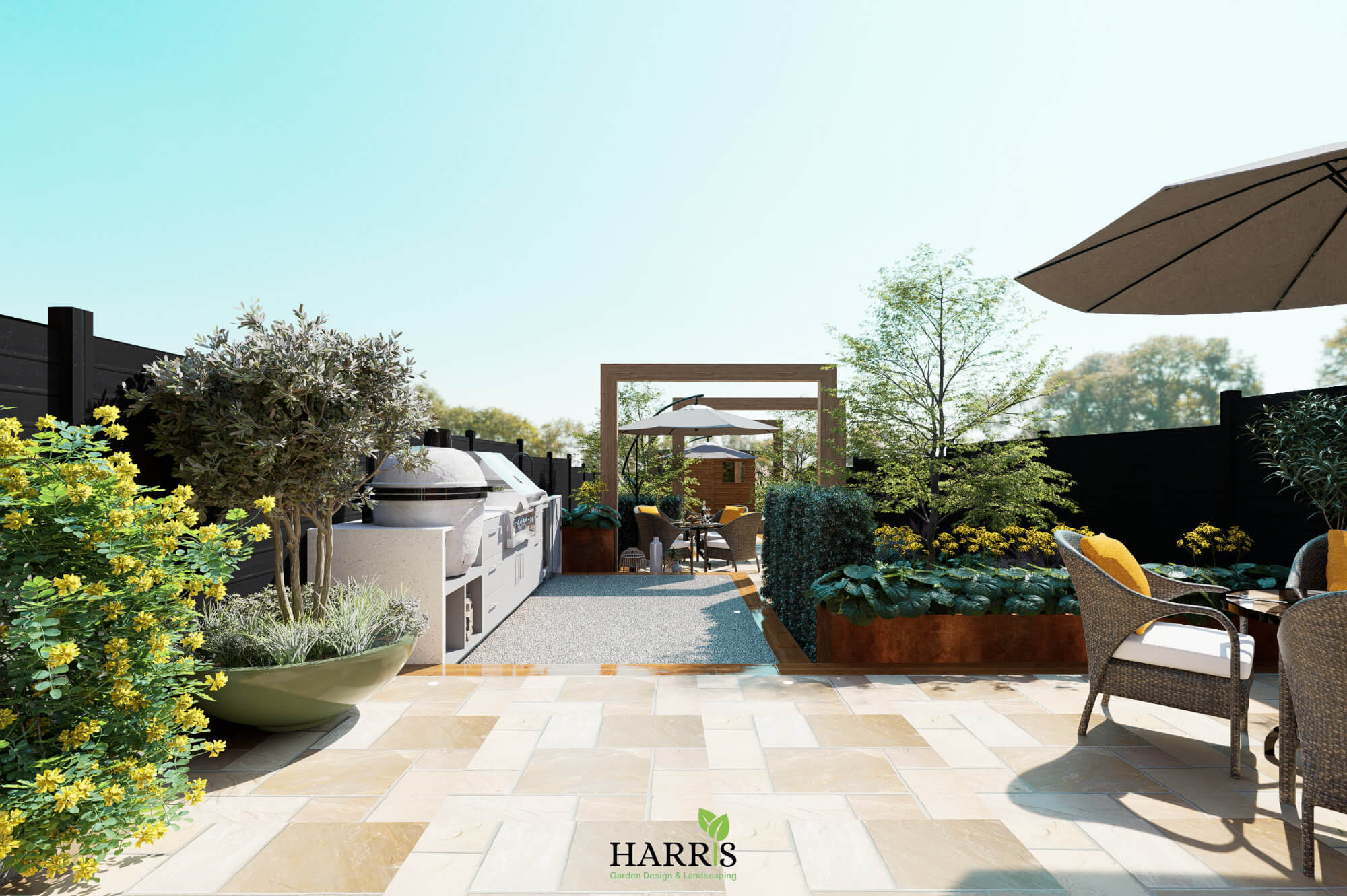 How much does a professionally designed garden cost?