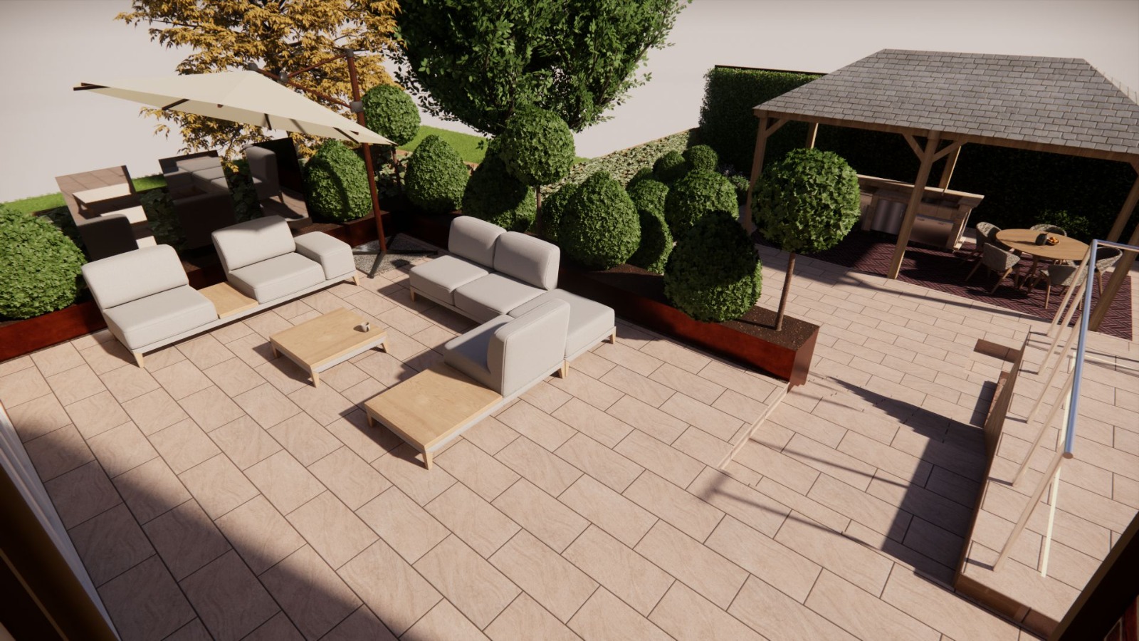 Porcelain vs Natural Stone Patios – Which Is Best?